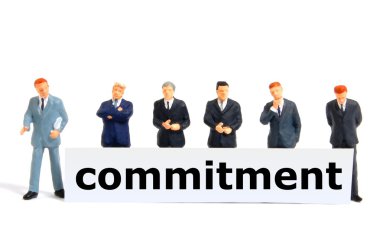 Business commitment clipart