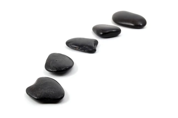 Pedras isoladas no fundo branco — Fotografia de Stock
