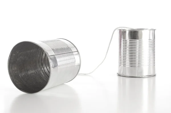 stock image Tin can phone