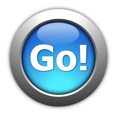 Go or start button clipart