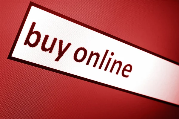 Buy online — Stock Photo, Image