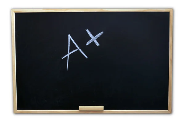 Chalkboard with positive A plus — Zdjęcie stockowe