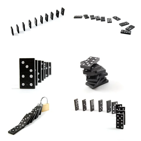 Coleção de dominó — Fotografia de Stock