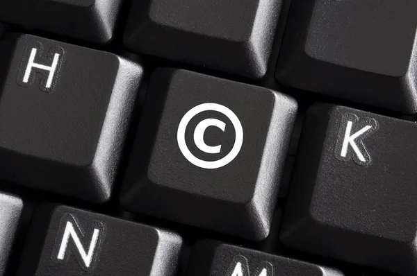 Koncepcja prawa autorskiego — Zdjęcie stockowe