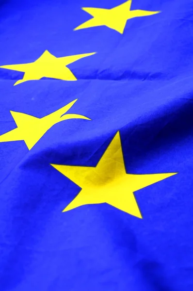 Vlajka EU nebo Evropské unie — Stock fotografie
