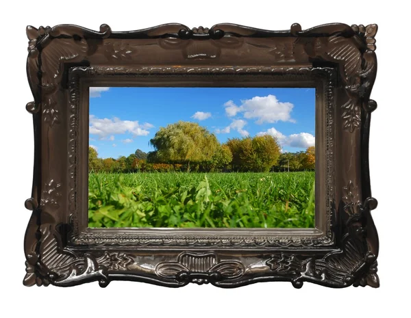 Painting in image frame — Stock Photo, Image