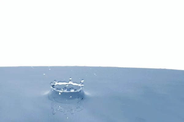 Splashing water drop — Stock Photo, Image