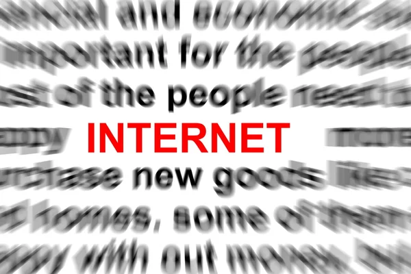 Blog o concepto de Internet — Foto de Stock
