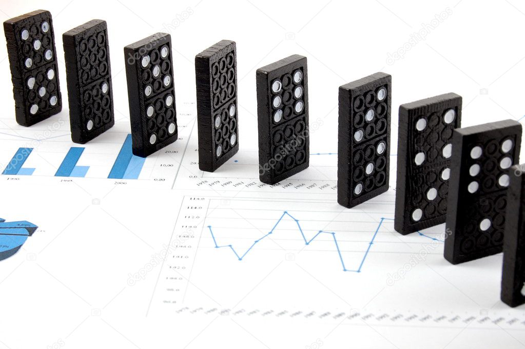 Dominoes on chart