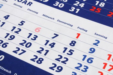 Calendar clipart