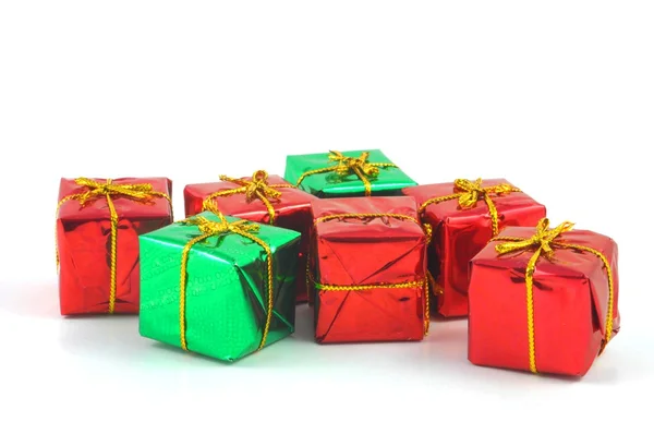 Karácsony vagy a karácsonyi jelen box — Stock Fotó