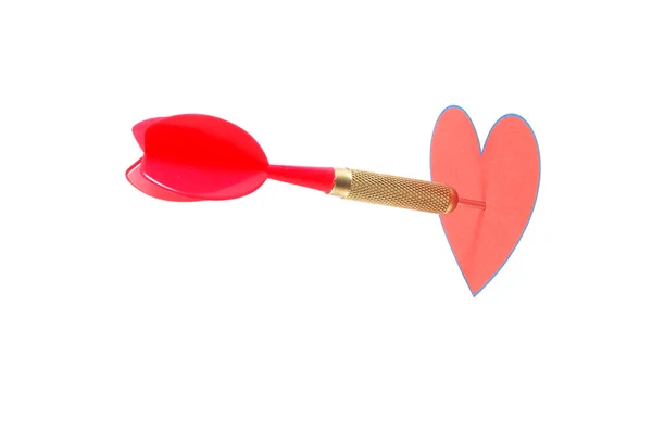 Concepto de amor con flecha de dardo —  Fotos de Stock