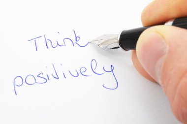 Think positive clipart