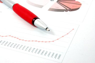 Economic graph clipart