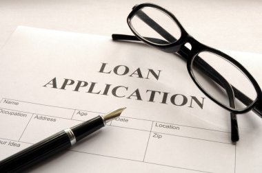 Loan application clipart