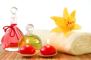 Red spa clipart