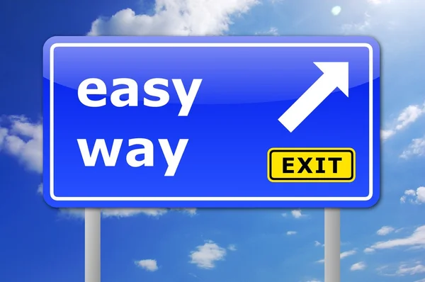 The easy way — Stock Photo, Image