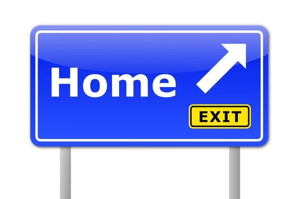 stock image Way to home