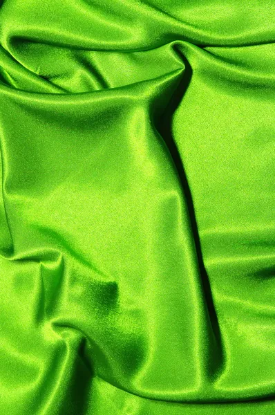 Grüner Satin Hintergrund — Stockfoto