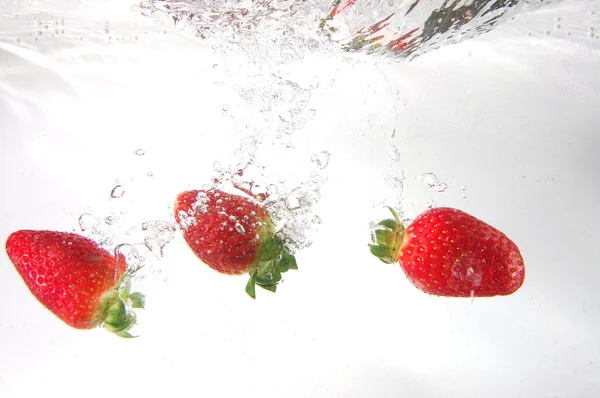 草莓闪屏 — 图库照片