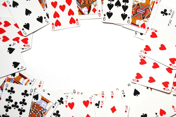 Marco de juego de cartas —  Fotos de Stock