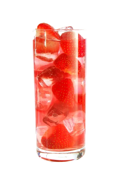 Suc de fructe de căpșuni — Fotografie, imagine de stoc
