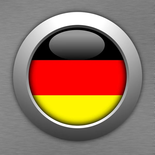 Botón Alemania — Foto de Stock