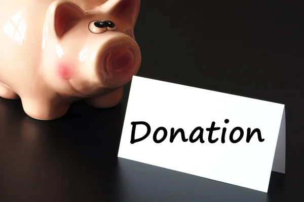 Donation — Stockfoto