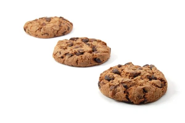 Cookie izolowane na białym tle Obrazy Stockowe bez tantiem