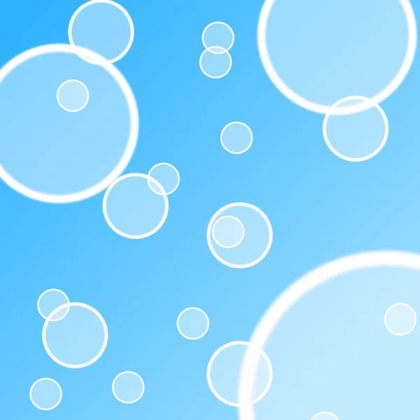 抽象的な水バブル イラスト — ストック写真