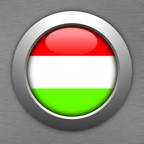 Hungary button — Stock Photo, Image