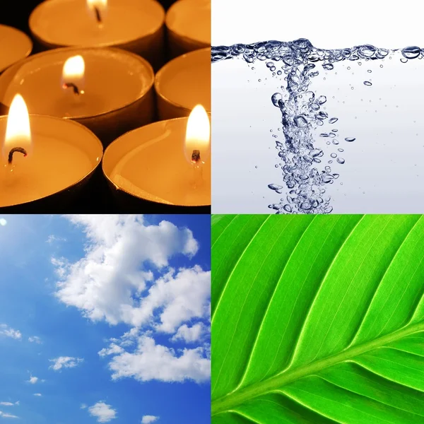 The four elements — Stock Photo, Image