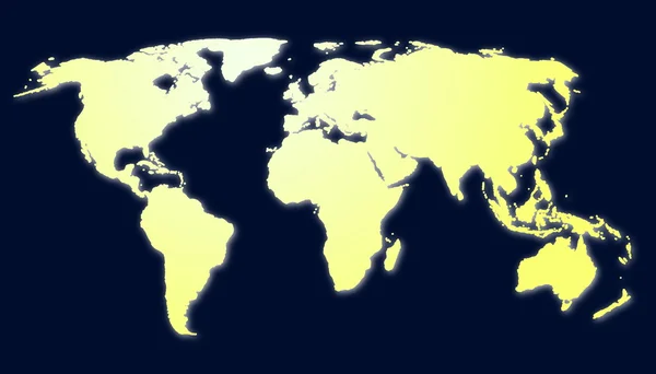 Mapa del mundo — Foto de Stock