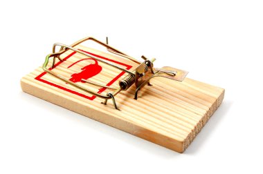 Dangerous mouse trap clipart