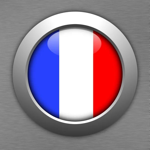 Frankrijk knop — Stockfoto