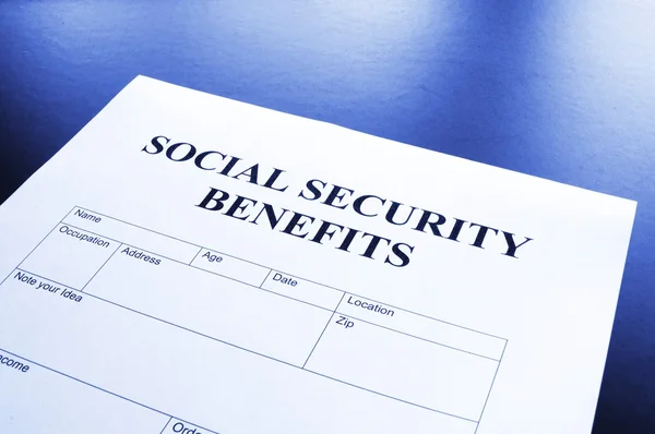 stock image Social security benefits