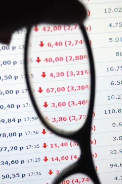 株式市場の暴落 — ストック写真