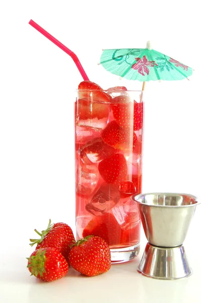 딸기 음료 — 스톡 사진