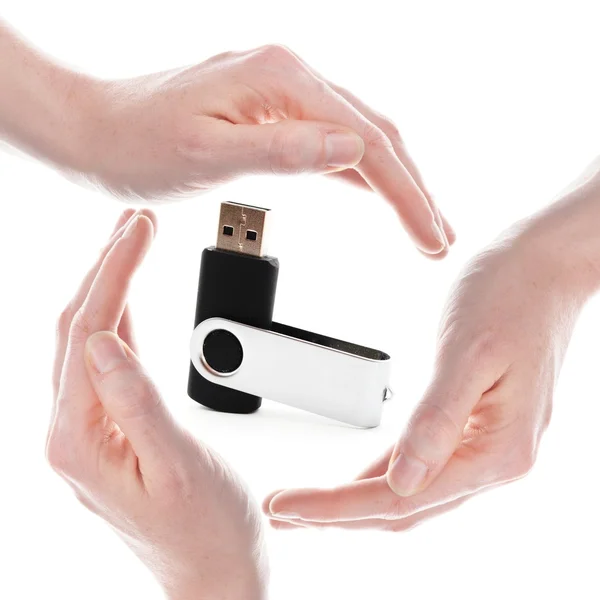 USB-stick of flash duik — Stockfoto