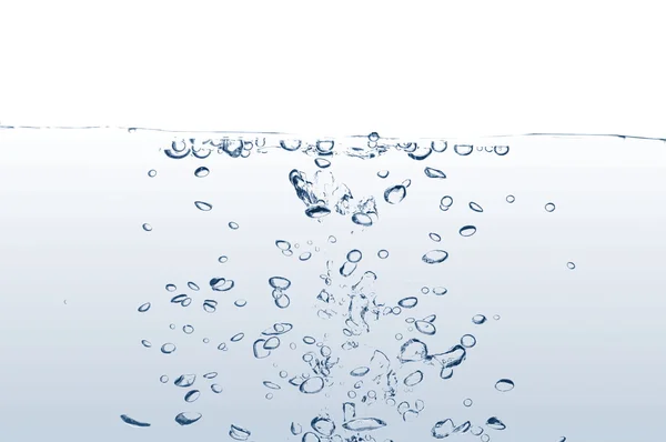 Zoet water met belletjes — Stockfoto