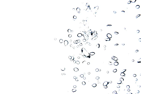 Luchtbellen in het water — Stockfoto