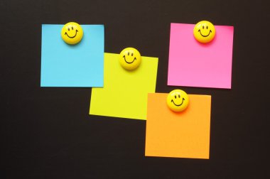 boş kağıt ve Smiley