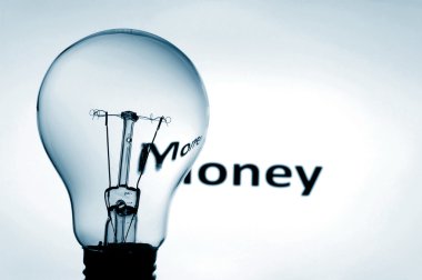 Bulb and money clipart