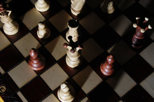 Шахова дошка — стокове фото