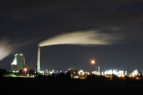 밤에 산업 — 스톡 사진