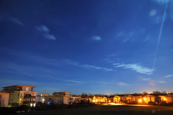 stock image City and sky at night