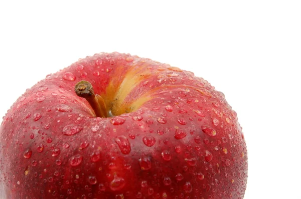 Friss vörös alma elszigetelt fehér háttér — Stock Fotó