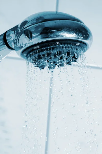 Dusche und Wasser — Stockfoto