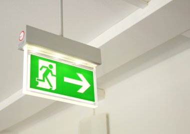 Emergency exit clipart