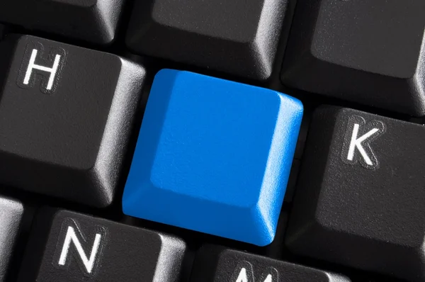 Порожня кнопка клавіатури комп'ютера — стокове фото